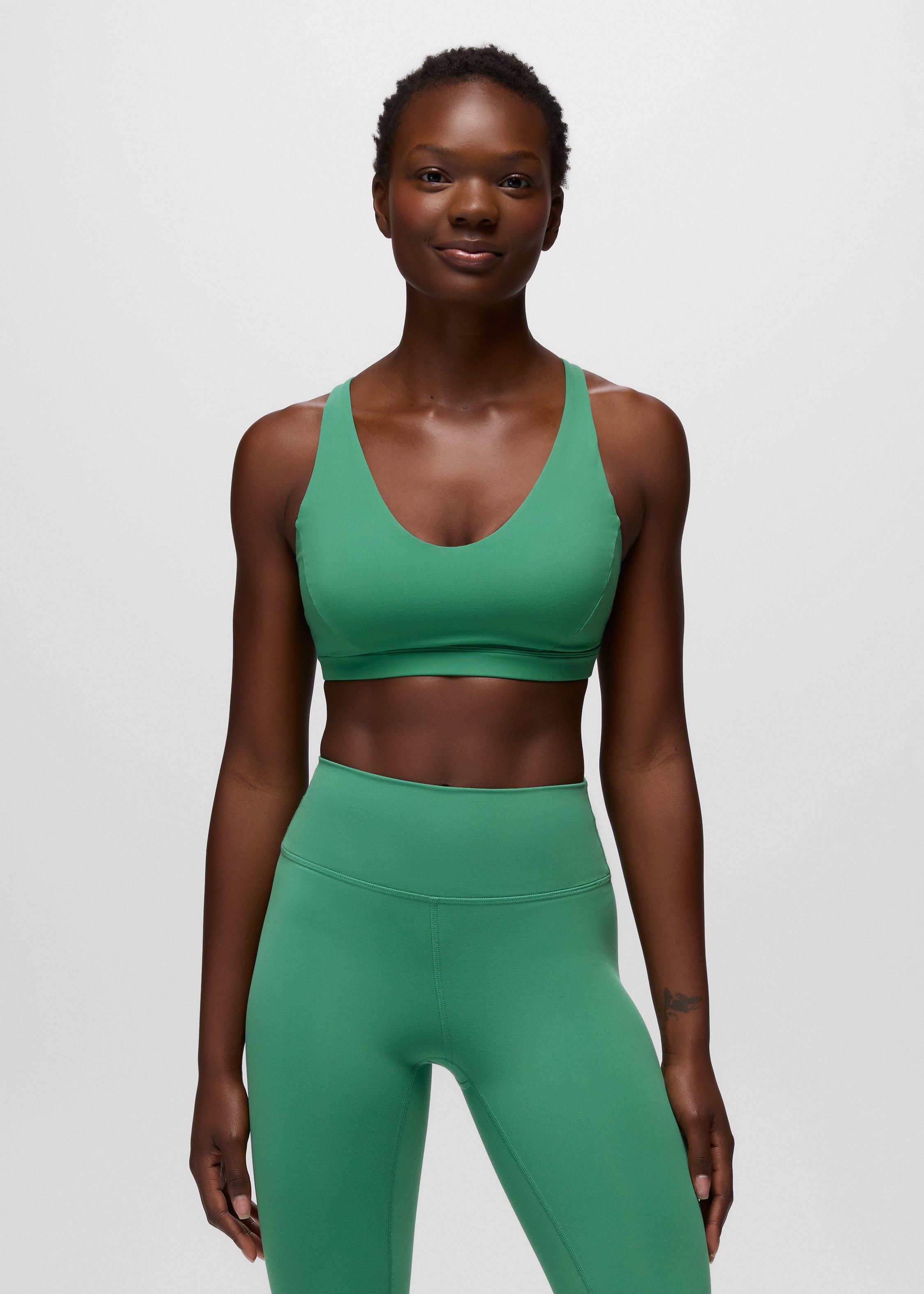 Womens prAna Luxara&trade; SwiftMove Bra D/DD - Jade