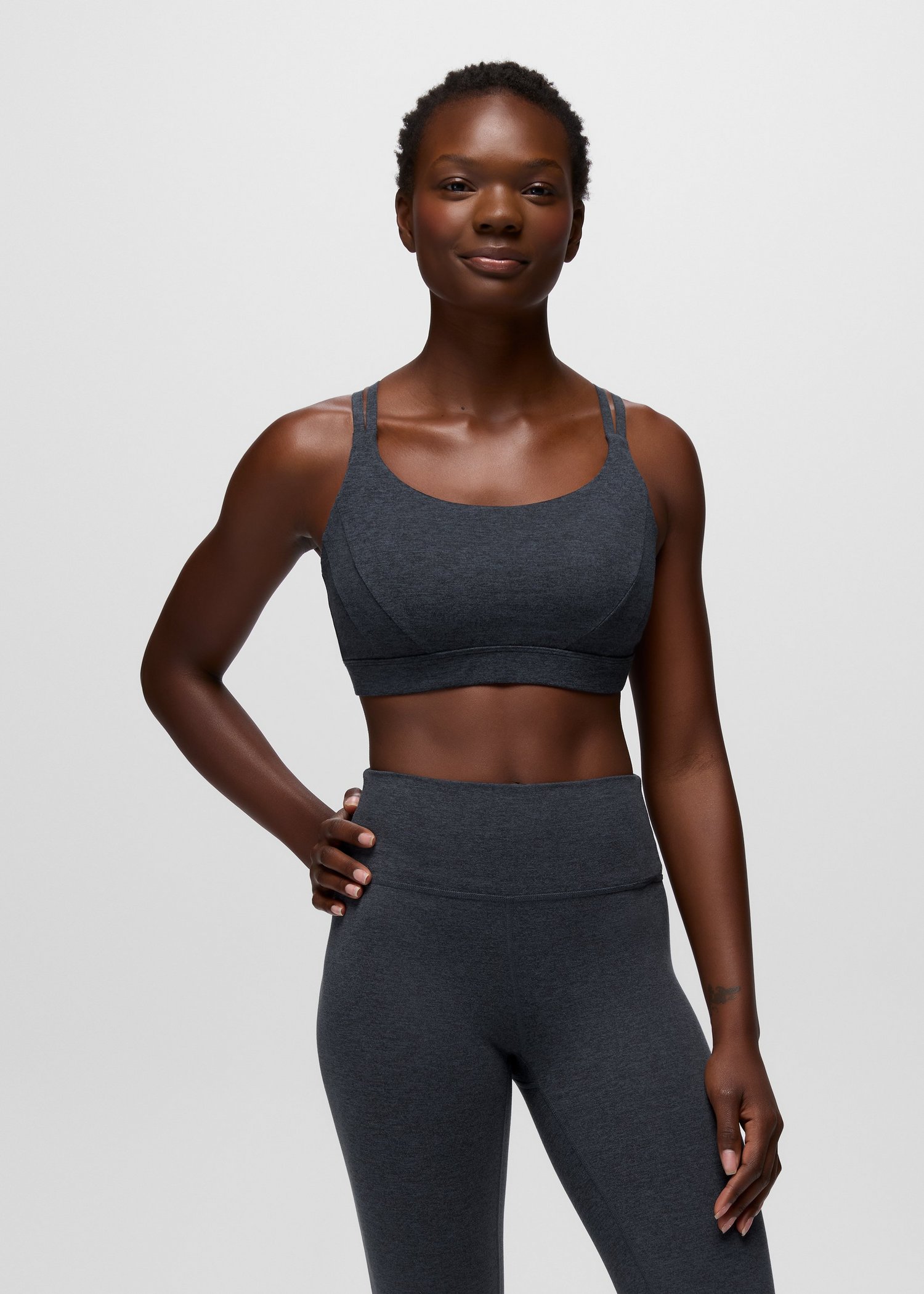 Womens prAna Heavana™ Everyday Bra D/DD - Nautical Heather
