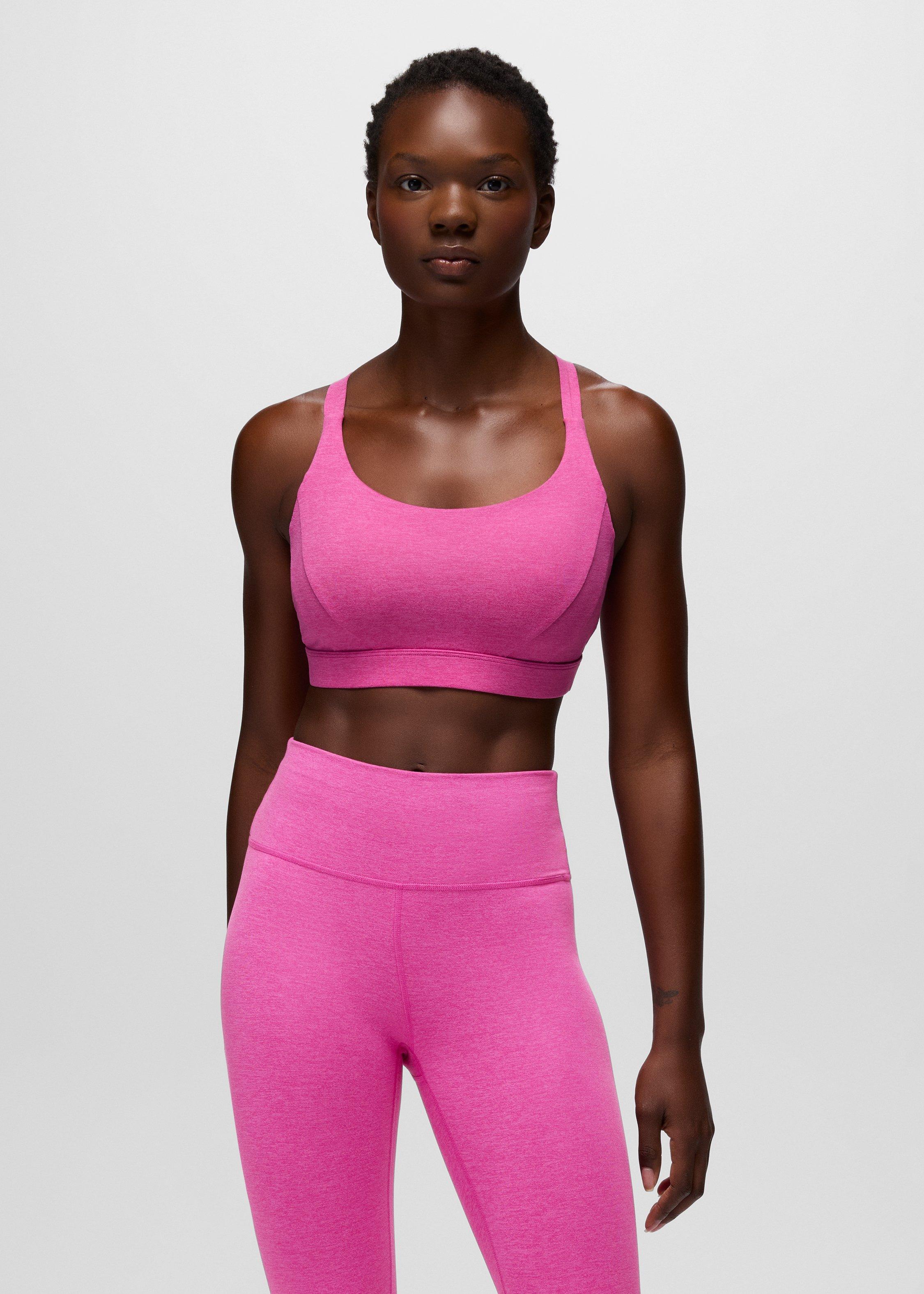Womens prAna Heavana&trade; Everyday Bra D/DD - Berry Beam Heather