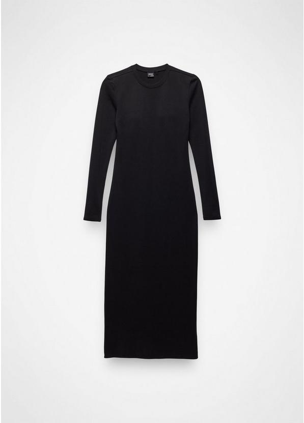 Lotus Midi Dress, Color: Black, image 6