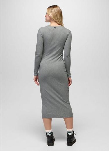 Lotus Midi Dress, Color: Heather Grey, image 6