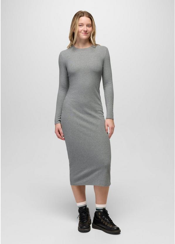 Lotus Midi Dress, Color: Heather Grey, image 1
