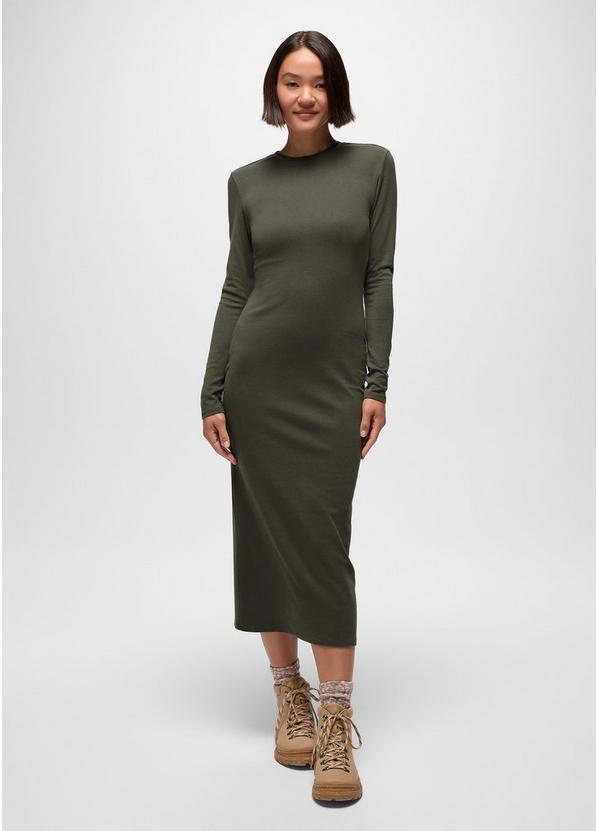 Lotus Midi Dress, Color: Spruce, image 6