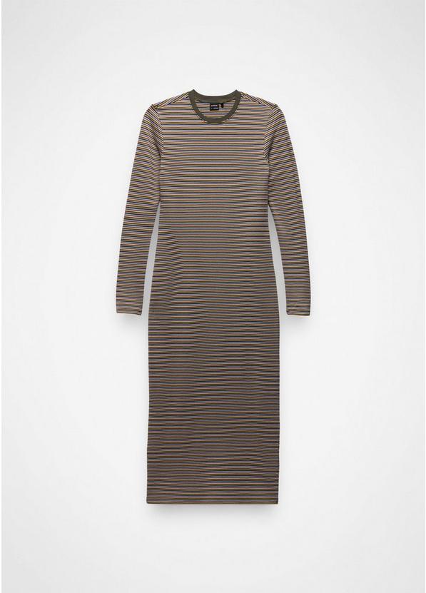 Lotus Midi Dress, Color: Long Beach Stripe, image 6
