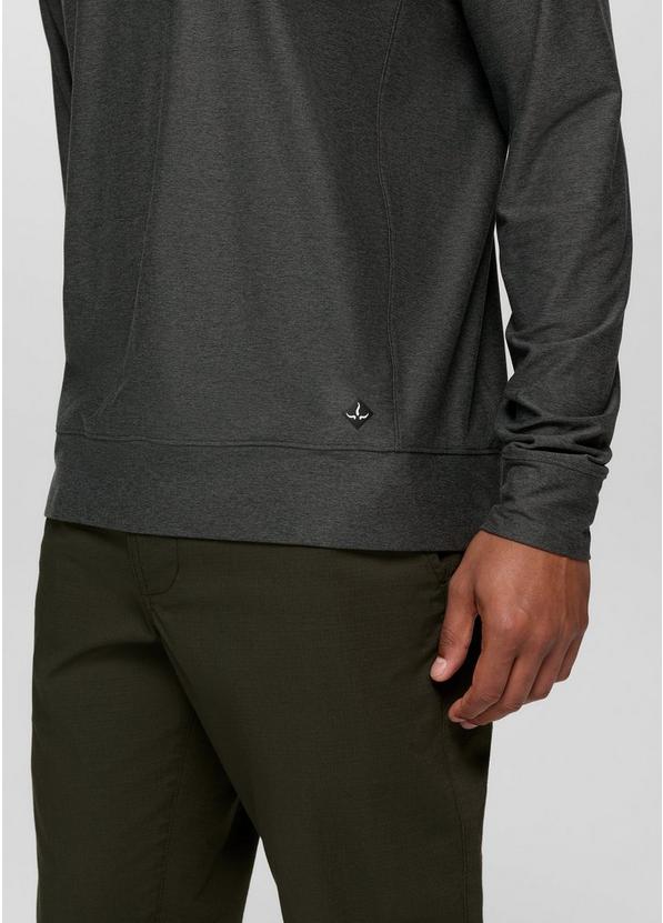 Altitude Tracker Light Crew, Color: Black Heather, image 4
