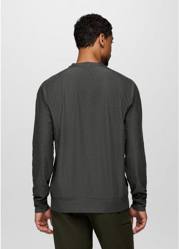 Altitude Tracker Light Crew, Color: Black Heather, image 2