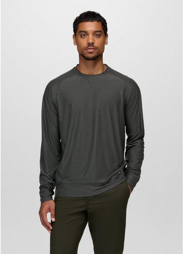 Altitude Tracker Light Crew, Color: Black Heather, image 1