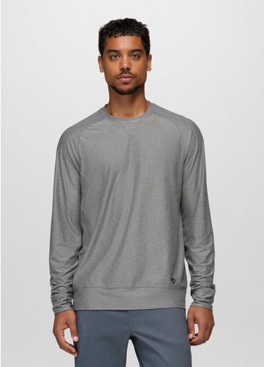 Altitude Tracker Light Crew, Color: Medium Heather Grey, image 5