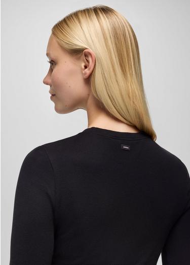 Lotus Long Sleeve Tee, Color: Black, image 16