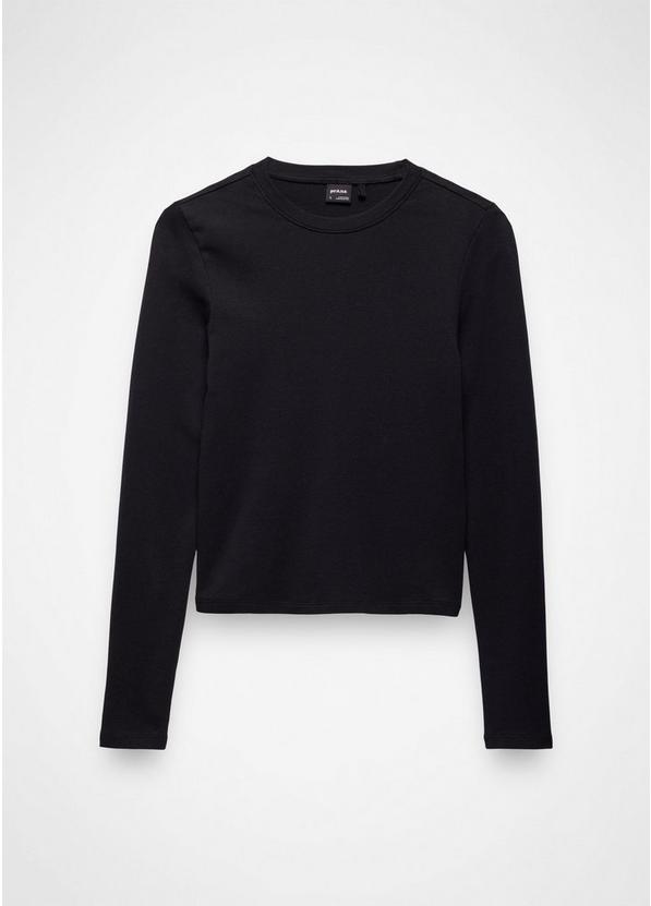 Lotus Long Sleeve Tee, Color: Black, image 6