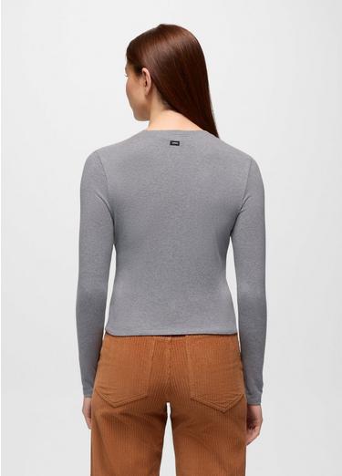 Lotus Long Sleeve Tee, Color: Heather Grey, image 18