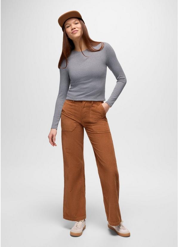 Lotus Long Sleeve Tee, Color: Heather Grey, image 4