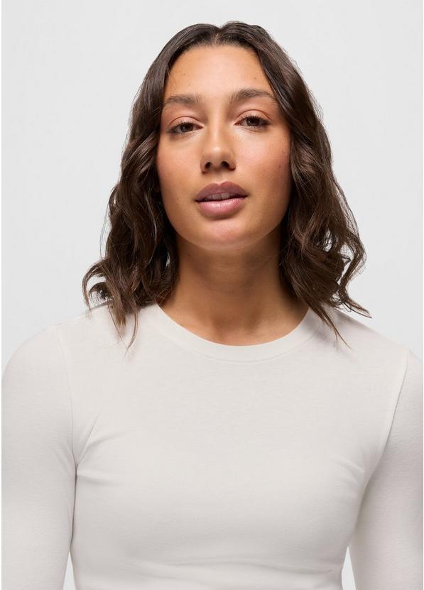 Lotus Long Sleeve Tee, Color: Soft White, image 5