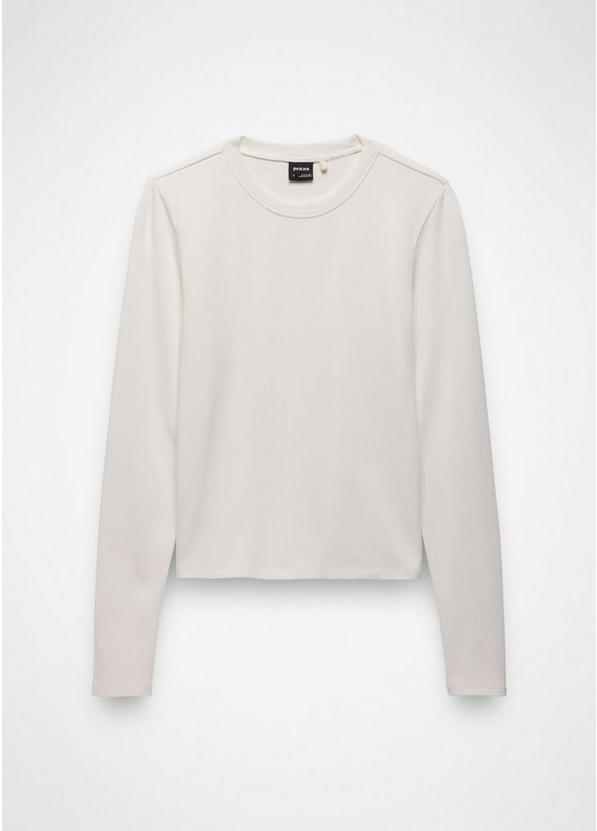 Lotus Long Sleeve Tee, Color: Soft White, image 7