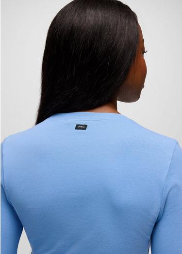 Lotus Long Sleeve Tee, Color: Blue Vibes, image 23