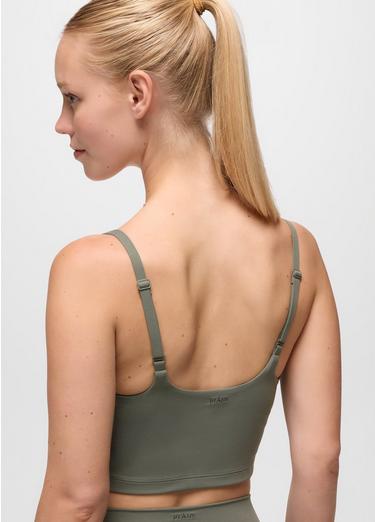 Luxara Longline Bra, Color: Thyme, image 4