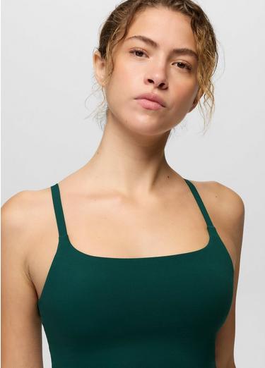Luxara Longline Bra, Color: Root Green, image 15