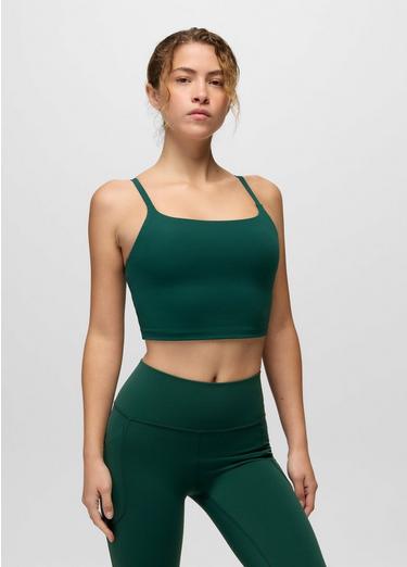 Luxara Longline Bra, Color: Root Green, image 13