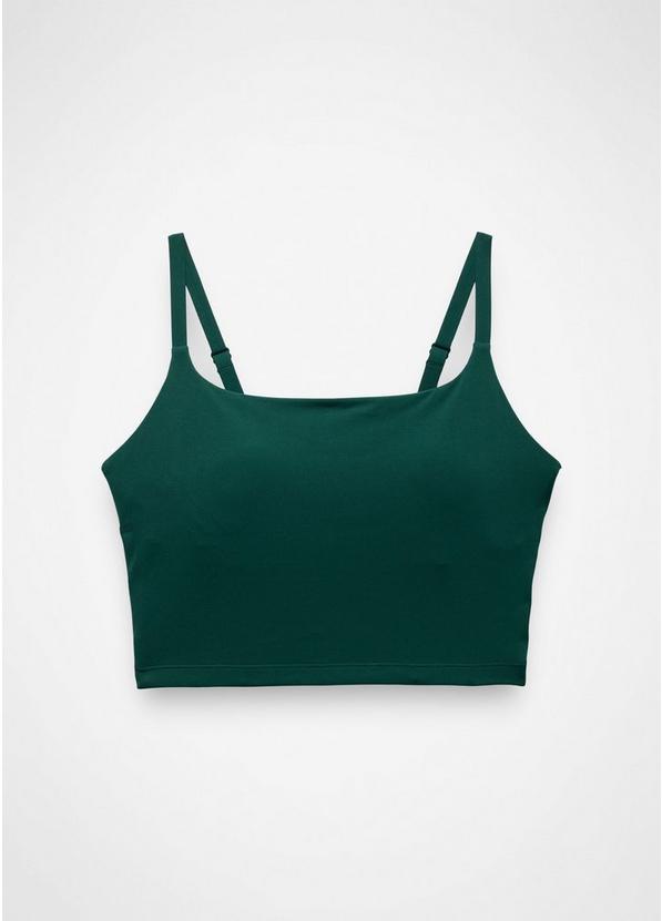 Luxara Longline Bra, Color: Root Green, image 6