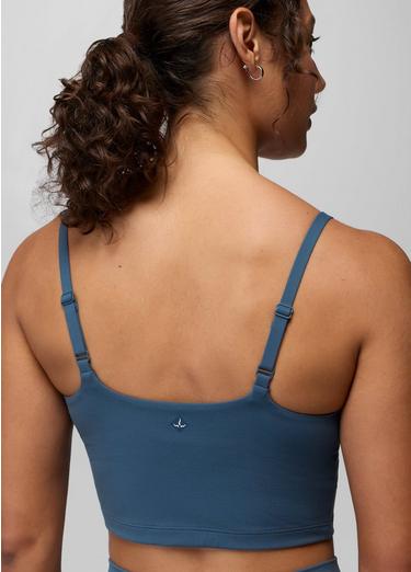 Luxara Longline Bra, Color: Bluff Blue, image 22