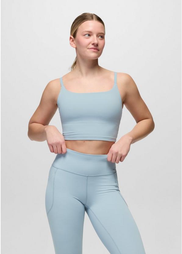 Luxara Longline Bra, Color: Glacier Skies, image 1