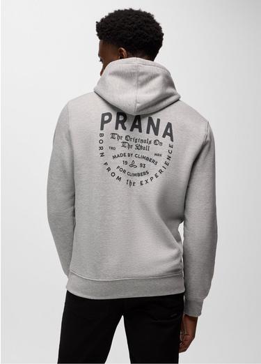 prAna Fleece Graphic Hoodie, Color: Heather Grey Past and Present, image 1
