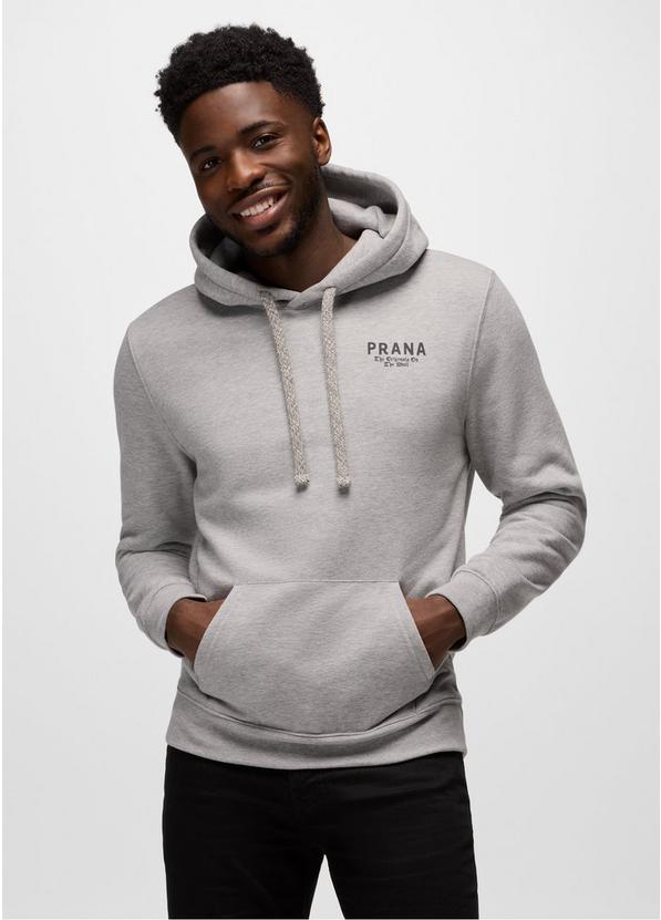 prAna Fleece Graphic Hoodie, Color: Heather Grey Past and Present, image 1