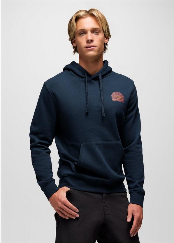 prAna Fleece Graphic Hoodie, Color: Stormy Night Solar Arch, image 1