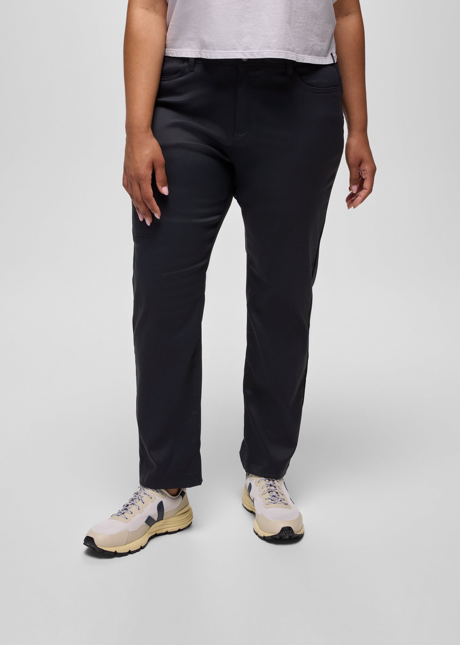 Womens prAna Stretch Zion™ Halle Pant Plus - Black