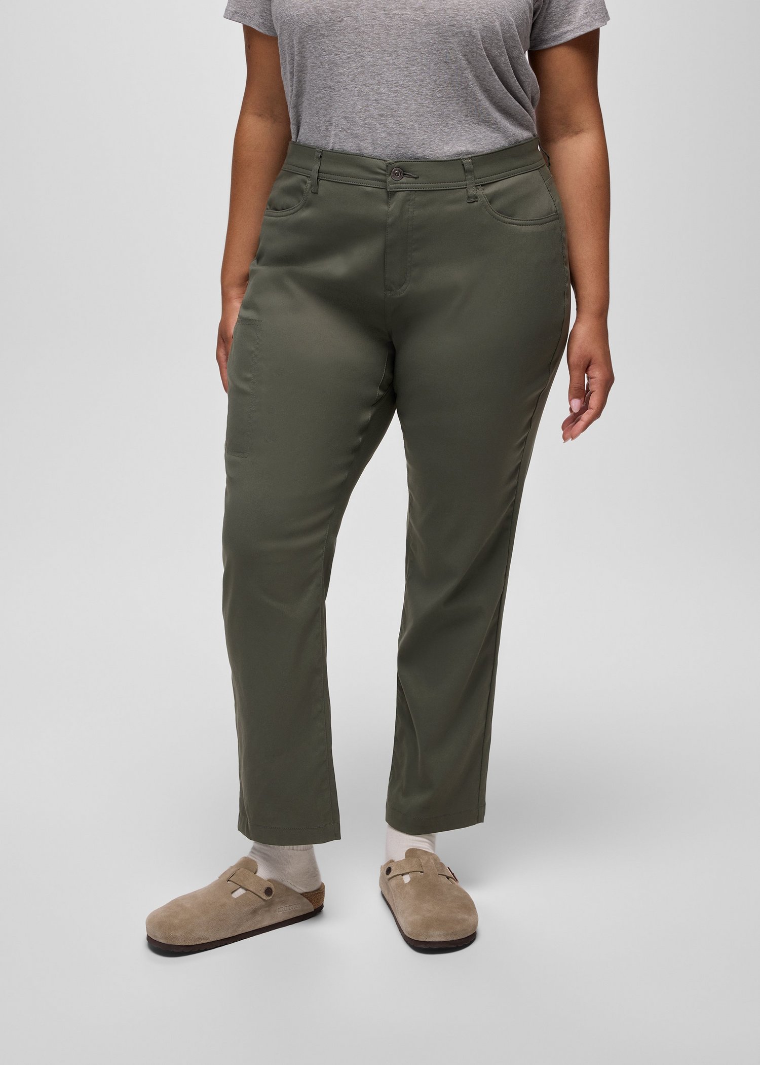 Womens prAna Stretch Zion™ Halle Pant Plus - Spruce