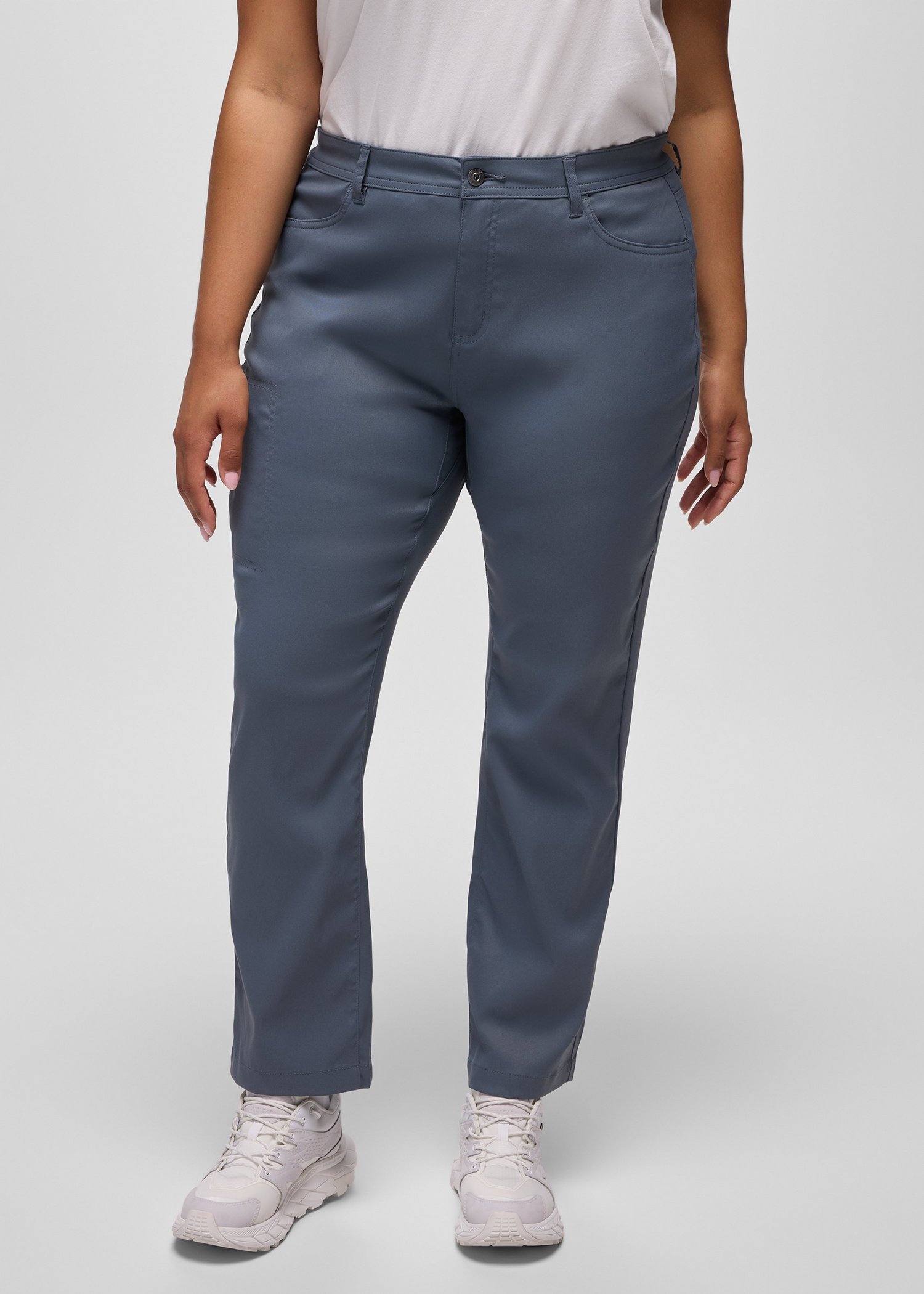 Womens prAna Stretch Zion™ Halle Pant Plus - Thundercloud