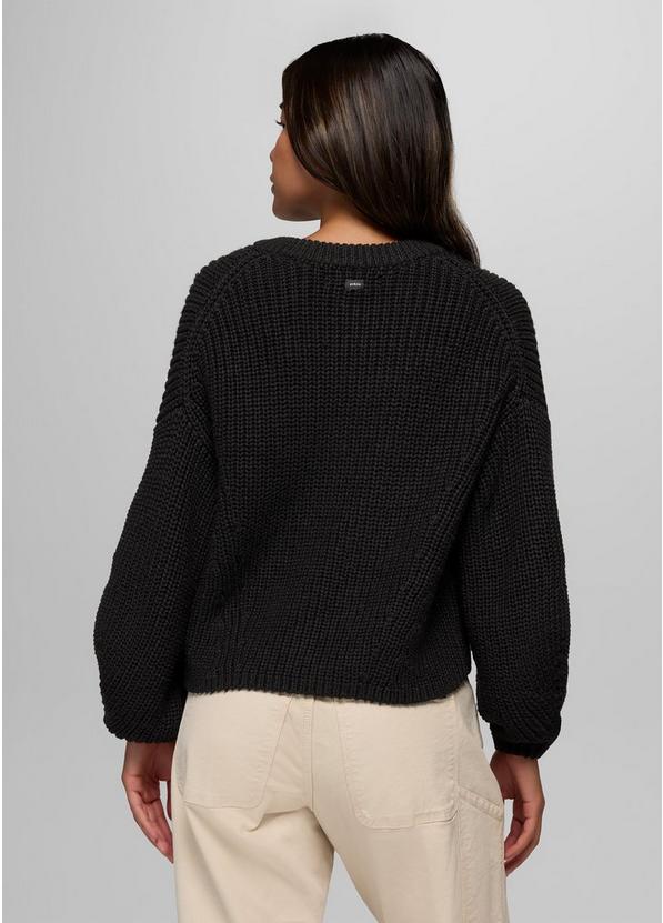 Sunday River Short Cardigan, Color: Black, image 2