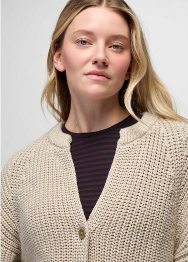 Sunday River Short Cardigan, Color: Beach Pebble, image 19