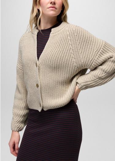 Sunday River Short Cardigan, Color: Beach Pebble, image 20