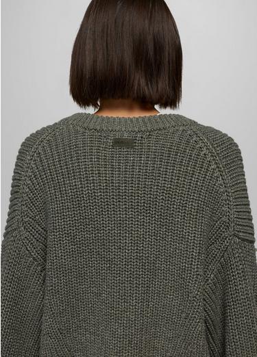 Sunday River Short Cardigan, Color: Thyme, image 4