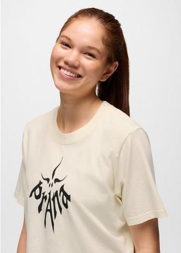 Heritage Graphic Crop Tee, Color: Canvas, image 7