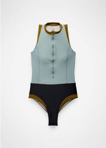 Baja Bound One Piece Swimsuit, Color: Saltwater Colorblock, image 3