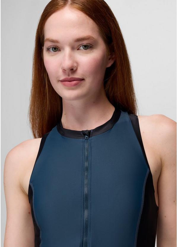 Baja Bound One Piece Swimsuit, Color: Bluff Blue, image 2