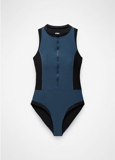 Baja Bound One Piece Swimsuit, Color: Bluff Blue, image 1