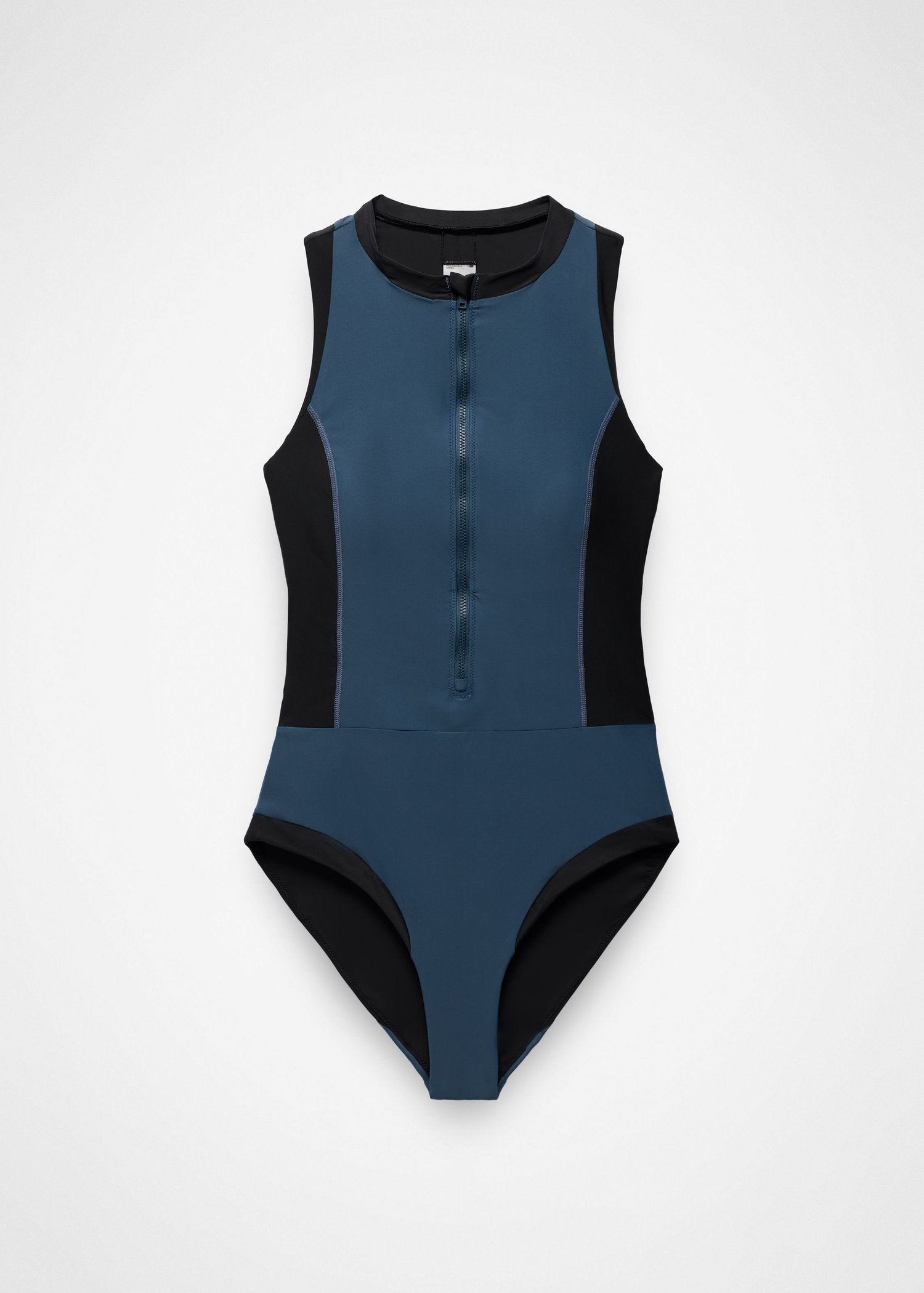 Womens prAna Baja Bound One Piece Swimsuit - Bluff Blue