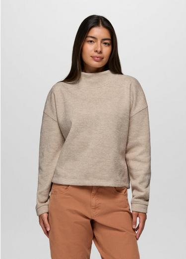 Two Harbors Mockneck Sweater, Color: Oatmeal Heather, image 5