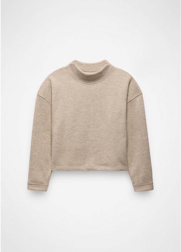 Two Harbors Mockneck Sweater, Color: Oatmeal Heather, image 6