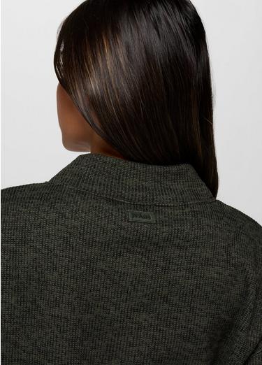 Two Harbors Mockneck Sweater, Color: Spruce Heather, image 4