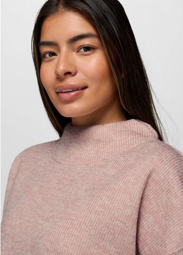 Two Harbors Mockneck Sweater, Color: Hush Heather, image 15