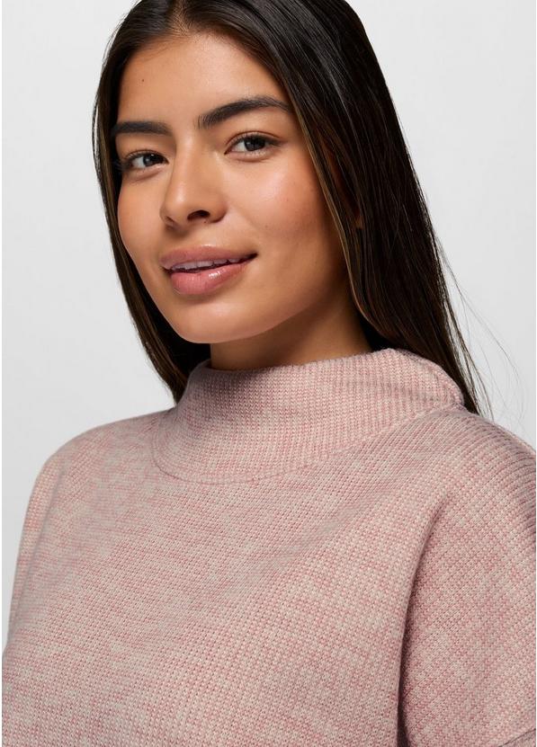 Two Harbors Mockneck Sweater, Color: Hush Heather, image 3