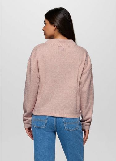Two Harbors Mockneck Sweater, Color: Hush Heather, image 14