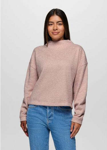 Two Harbors Mockneck Sweater, Color: Hush Heather, image 13