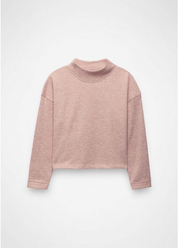 Two Harbors Mockneck Sweater, Color: Hush Heather, image 6