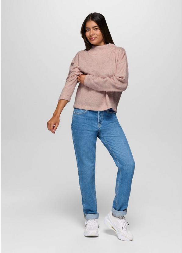 Two Harbors Mockneck Sweater, Color: Hush Heather, image 5