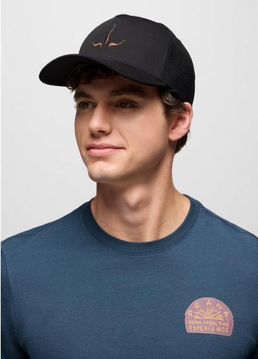 Roads Ahead Embroidered Hat, Color: Black prAna Horns, image 3